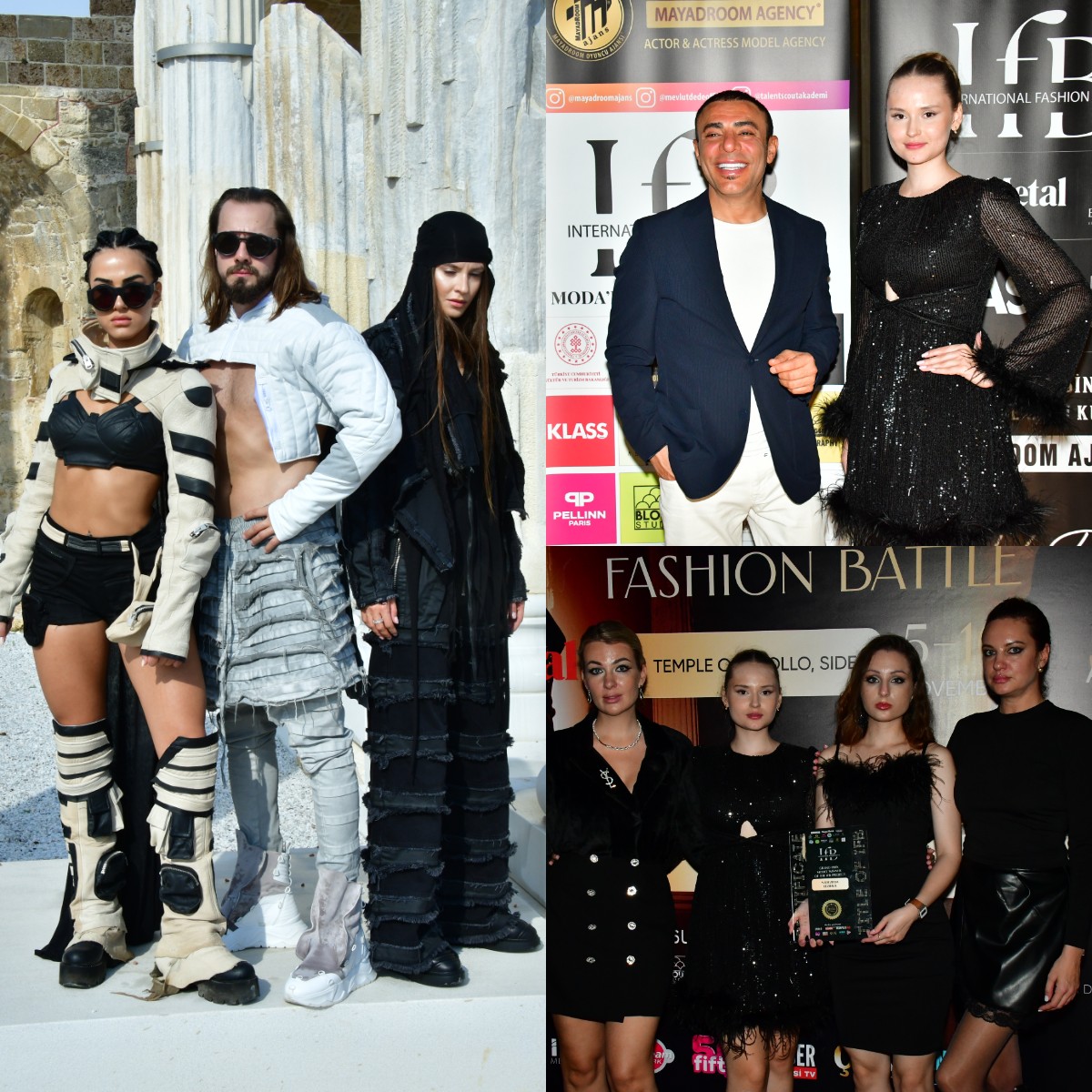 İNTERNATİONAL FASHION BATTLE DEFİLESİ ANTALYA SİDE APOLLON TAPINAĞIN ‘DA GERÇEKLEŞTİ